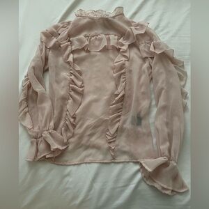 3 items for $10. Who What Wear pink blouse top size XS